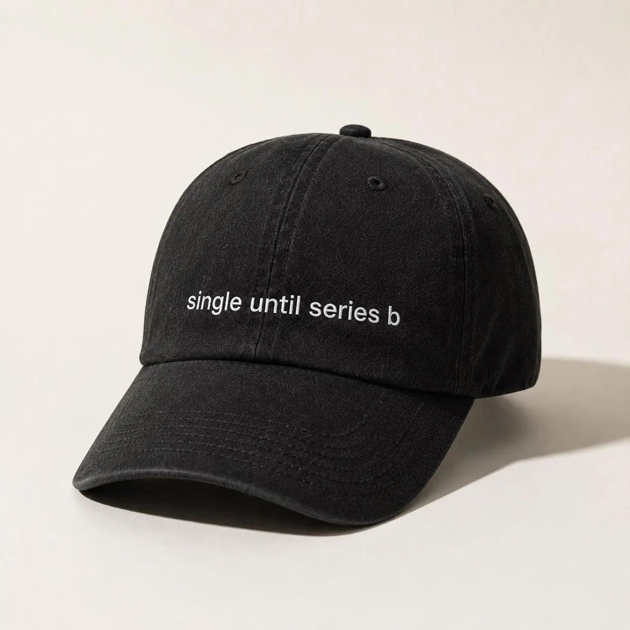 Single Until Series B Embroidered Dad Hat