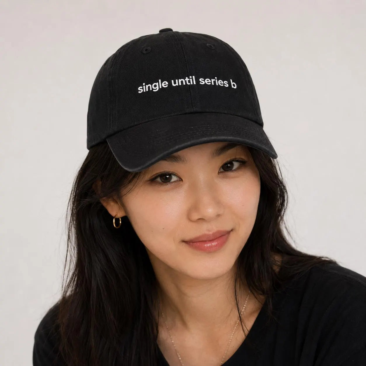 Single Until Series B Embroidered Dad Hat
