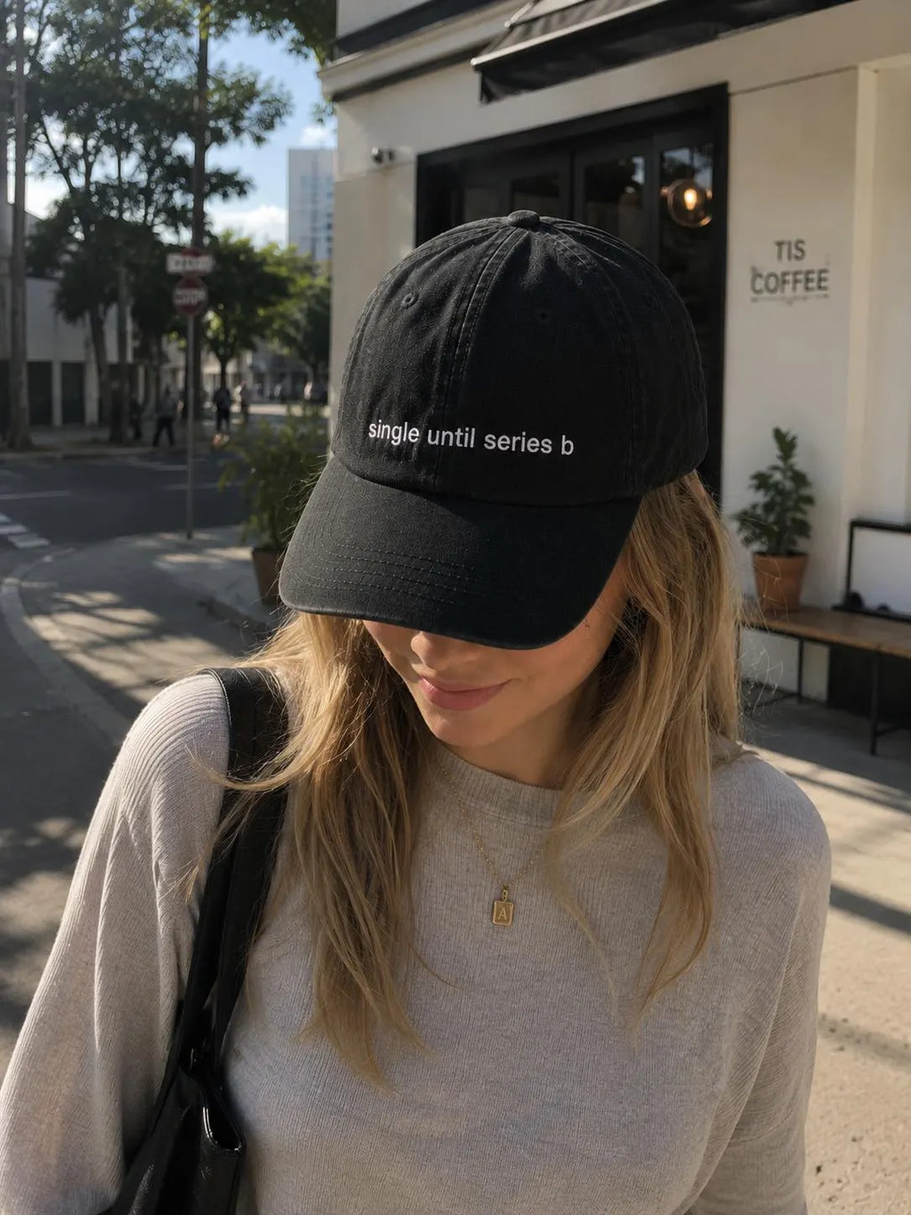 Single Until Series B Embroidered Dad Hat