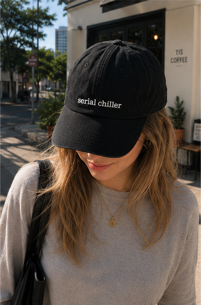 Serial Chiller Embroidered Dad Hat
